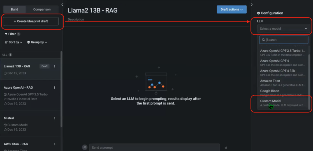 Figure 6. Adding and Configuring HuggingFace Endpoints in an LLM Playground