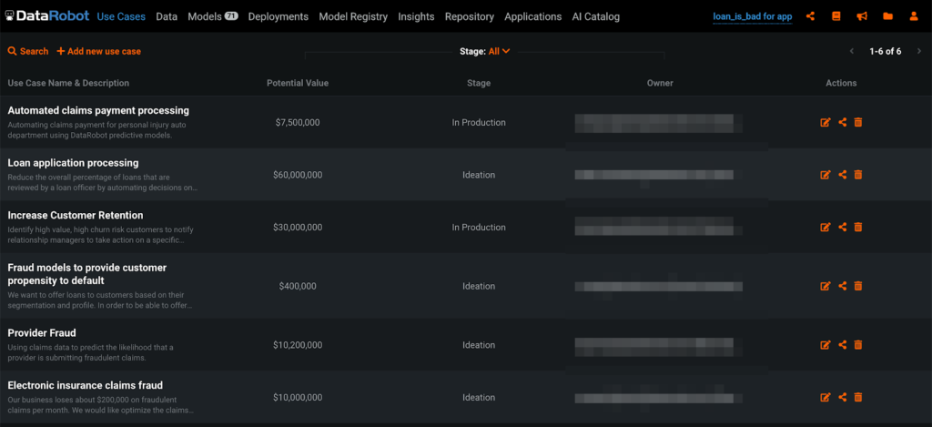 use case value tracker